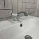 Eliseo Ricci Newbury Basin Mixer - White Handles