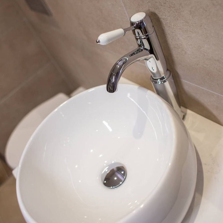 Eliseo Ricci Newbury Traditional Tall Basin Mixer