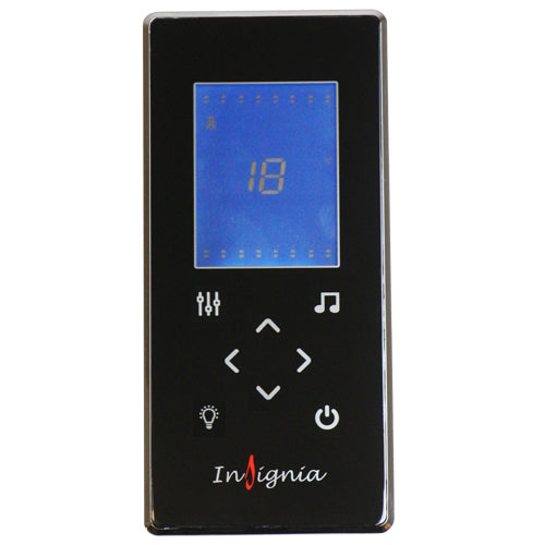 Insignia Quadrant Shower Cabin 900 X 900 Black Frame