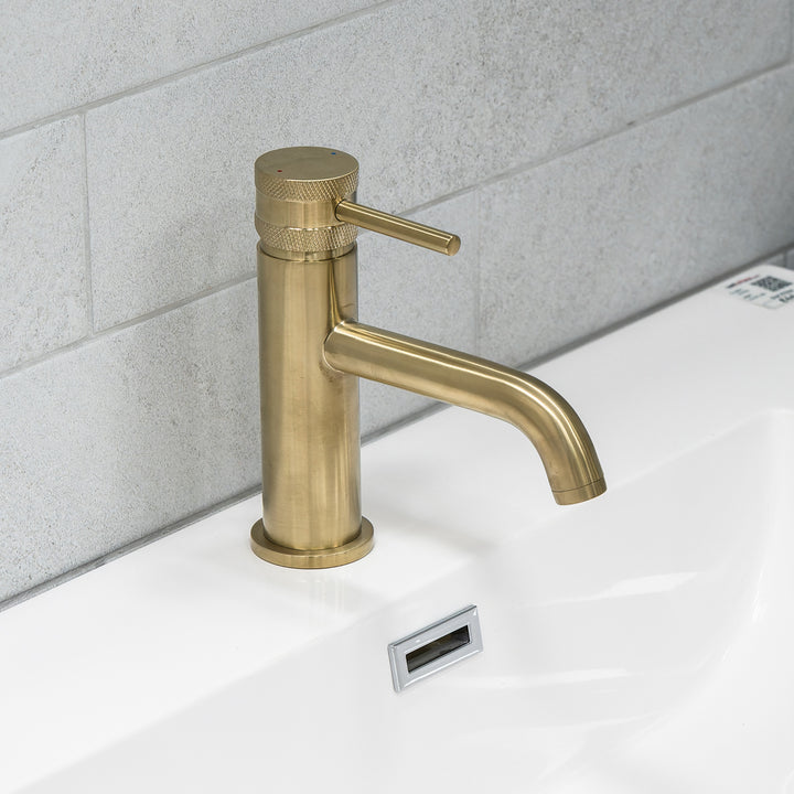 Eliseo Ricci Exclusiv Mono Basin Mixer - Brushed Brass
