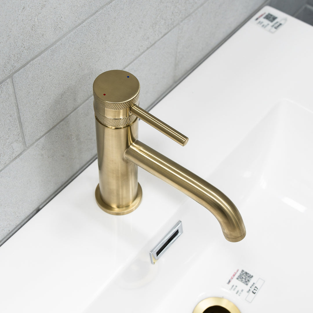 Eliseo Ricci Exclusiv Mono Basin Mixer - Brushed Brass