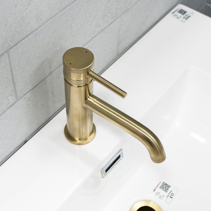 Eliseo Ricci Exclusiv Mono Basin Mixer - Brushed Brass