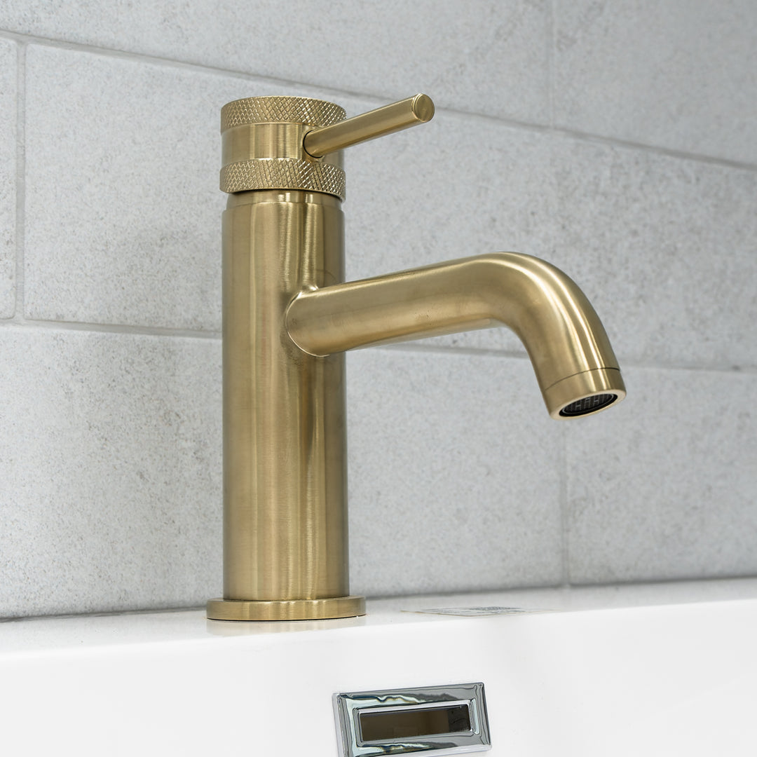 Eliseo Ricci Exclusiv Mono Basin Mixer - Brushed Brass