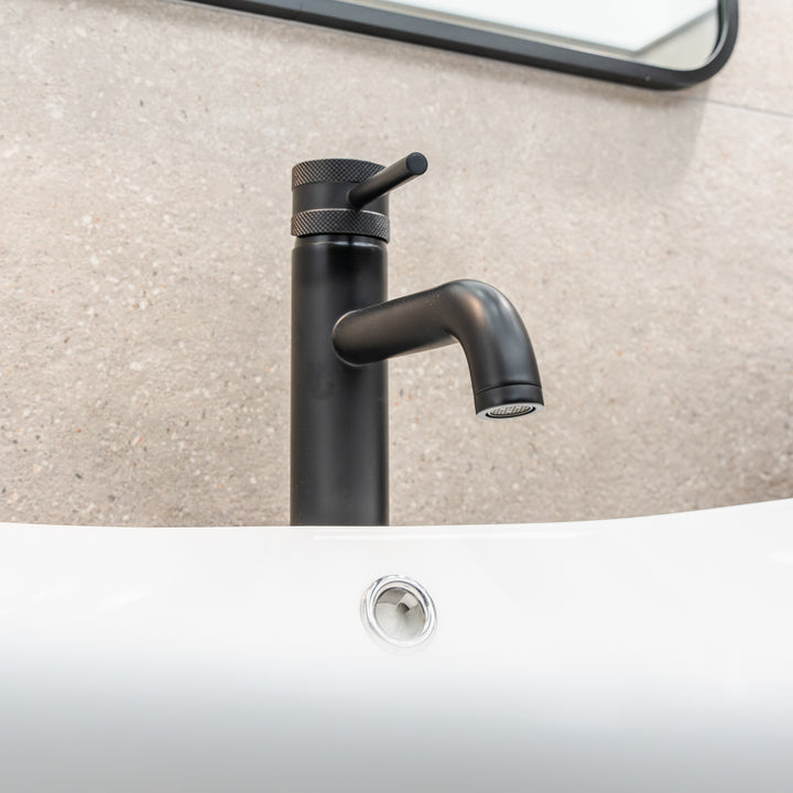 Eliseo Ricci Exclusiv Tall Mono Basin Mixer - Black
