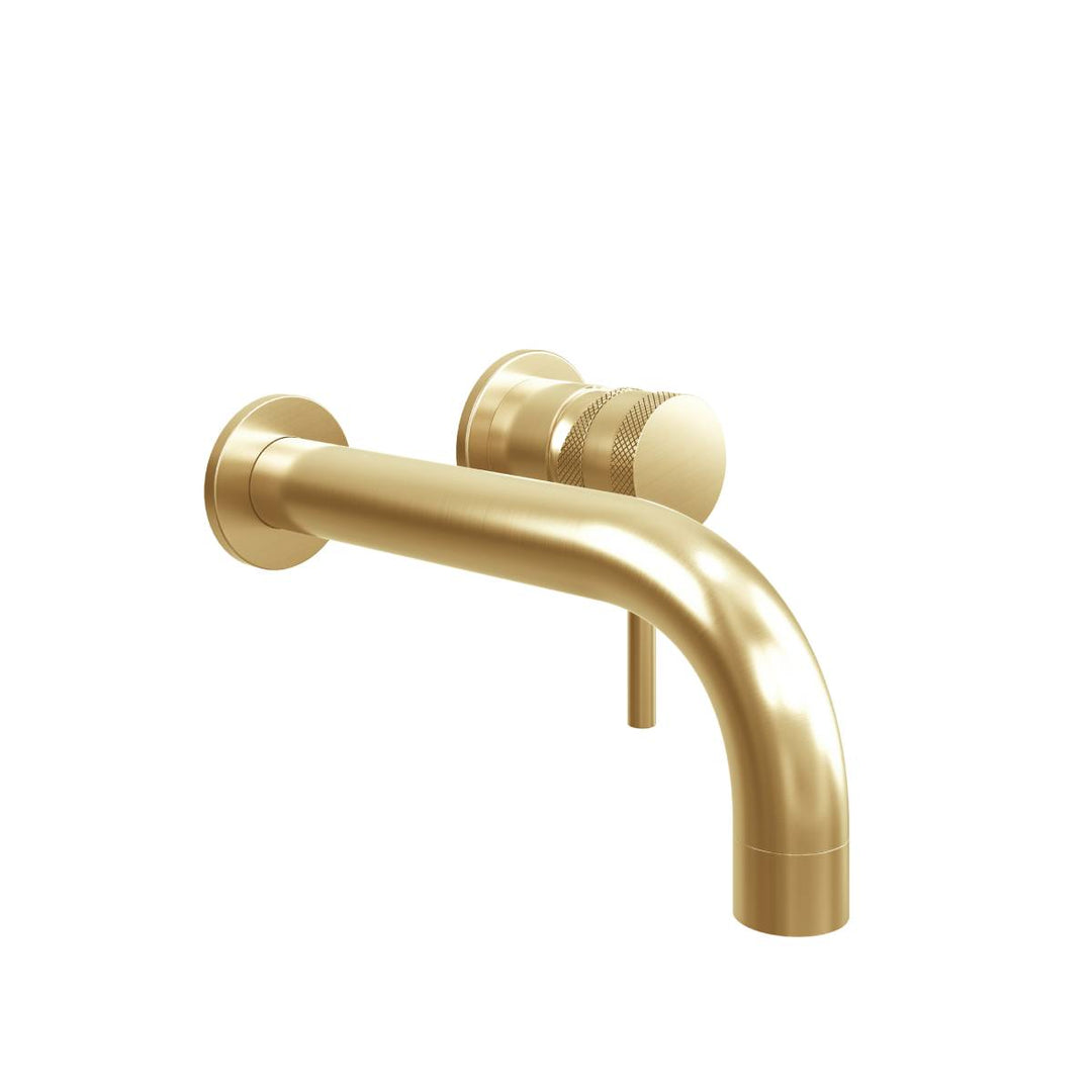 Eliseo Ricci Exclusiv Wall Mounted Basin Mixer - Brushed Brass