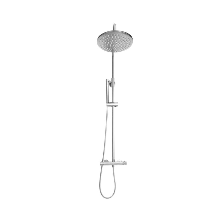 Eliseo Ricci Exclusiv Round Rigid Riser Shower - Chrome