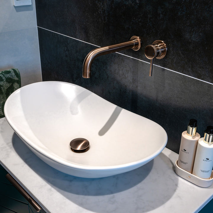 Eliseo Ricci Exclusiv Wall Mounted Basin And filler - Brushed Bronze