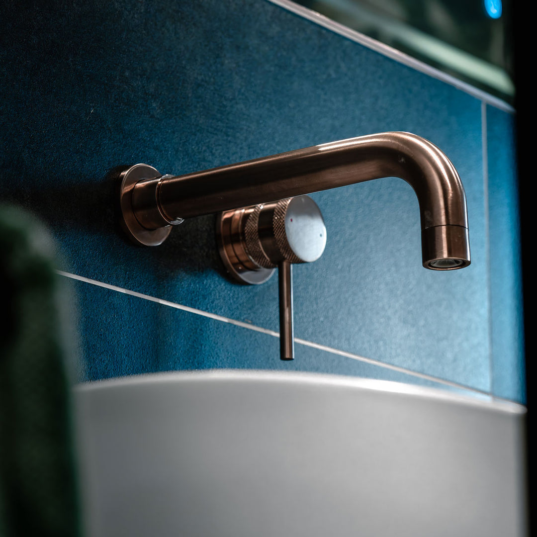 Eliseo Ricci Exclusiv Wall Mounted Basin And filler - Brushed Bronze