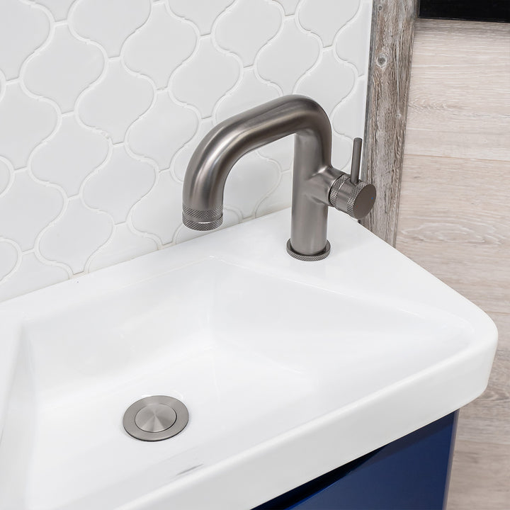 Eliseo Ricci Exclusiv Side Lever Basin Mono - Gunmetal