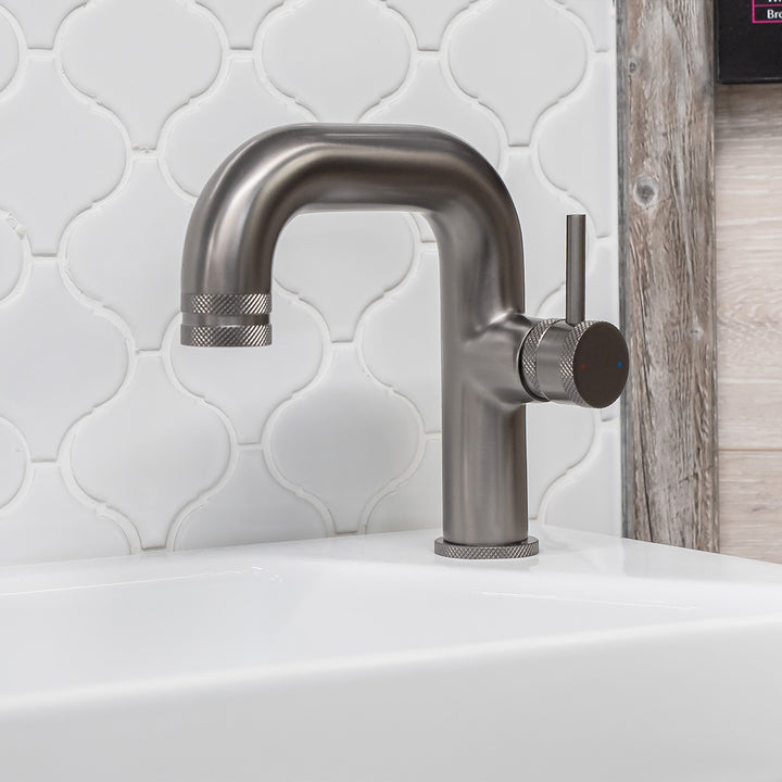 Eliseo Ricci Exclusiv Side Lever Basin Mono - Gunmetal