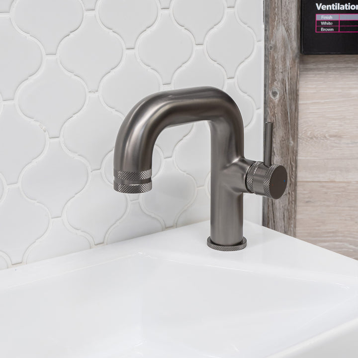 Eliseo Ricci Exclusiv Side Lever Basin Mono - Gunmetal