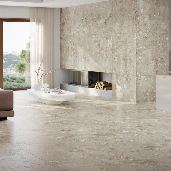 Ura Natural 60 x 60cm Rectified Porcelain Tile - 1.44sqm Perbox
