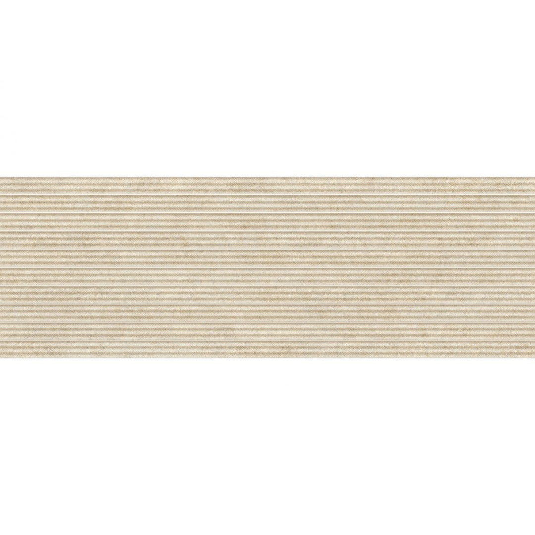 Ostuni Beige Suite Decor 30 x 90cm Matt Rectified White Body Wall Tile - 1.08sqm perbox