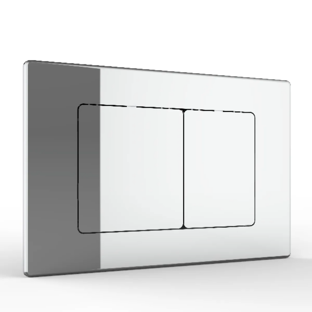 Vitra Integra Square Rimless Wall Hung Pan &amp; Frame Bundle - Chrome