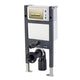Objekt Ceramica 113cm WH WC Frame with Brushed Brass Flush Plate