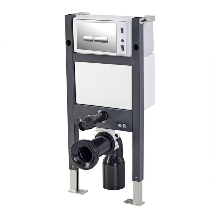 Objekt Ceramica 113cm WH WC Frame with Chrome Flush Plate