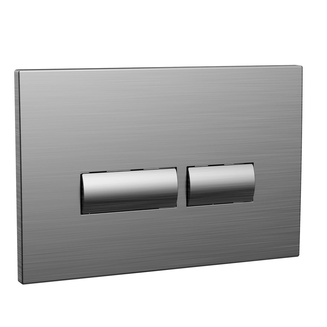 Objekt Ceramica 113cm WH WC Frame with Gun Metal Flush Plate