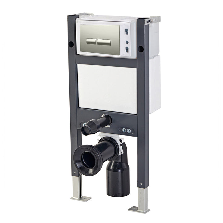 Objekt Ceramica 82cm WH WC Frame with Nickel Flush Plate