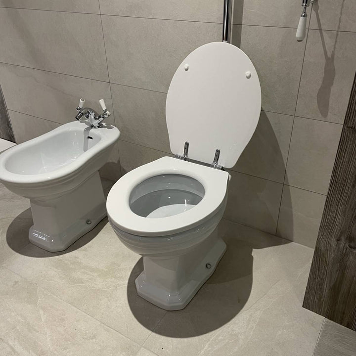 Olympia Impero High Level Toilet &amp; Soft Close Seat