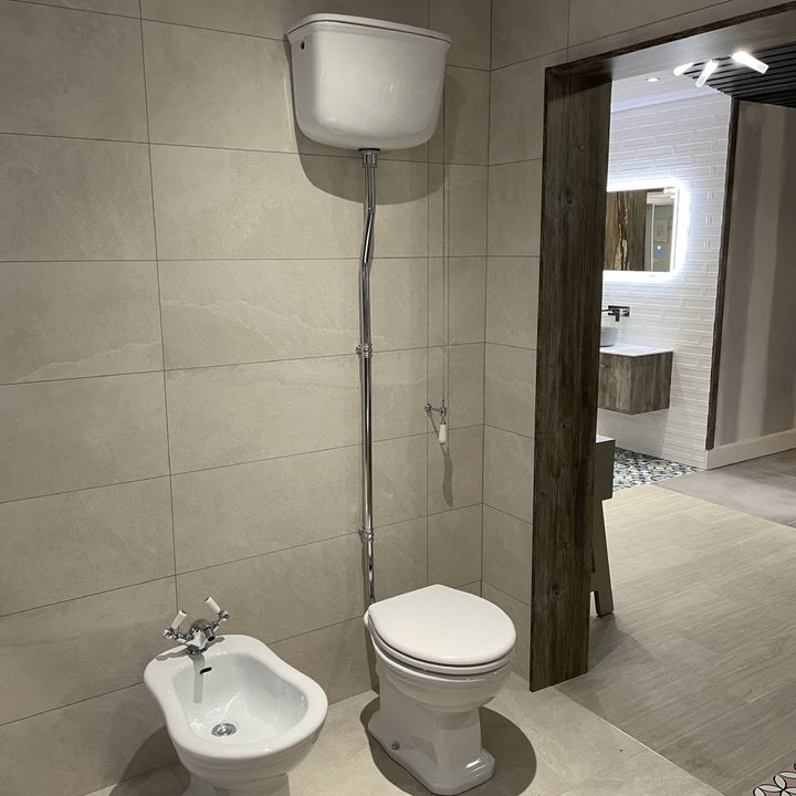 Olympia Impero High Level Toilet &amp; Soft Close Seat