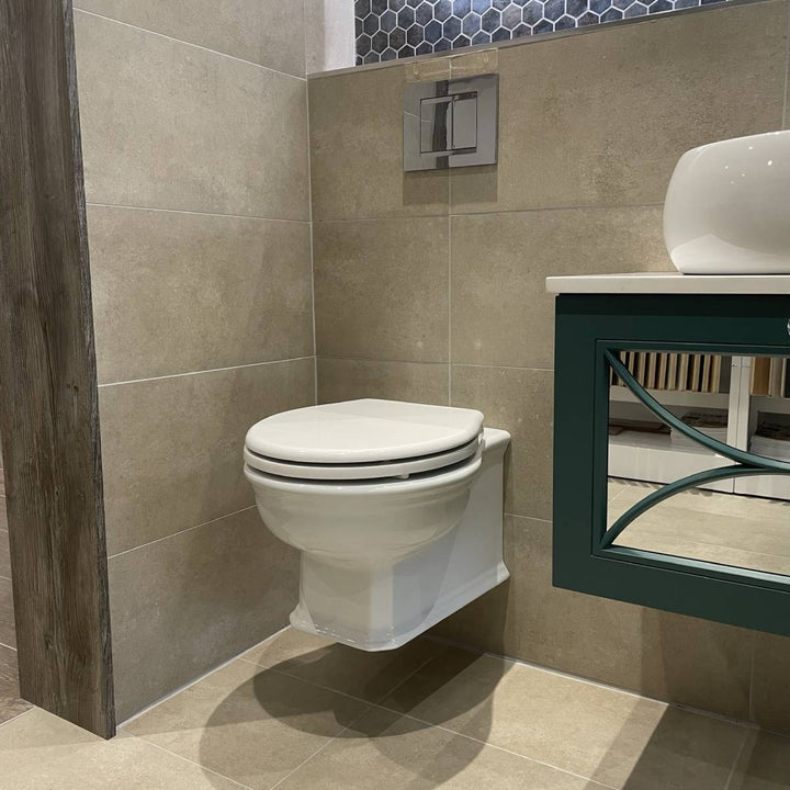 Olympia Impero Wall Hung Toilet &amp; Soft Close Seat