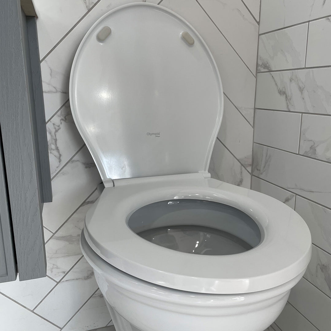 Olympia Impero Wall Hung Toilet &amp; Soft Close Seat