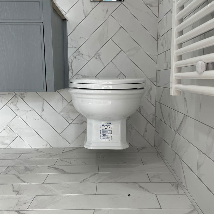 Olympia Impero Wall Hung Toilet &amp; Soft Close Seat