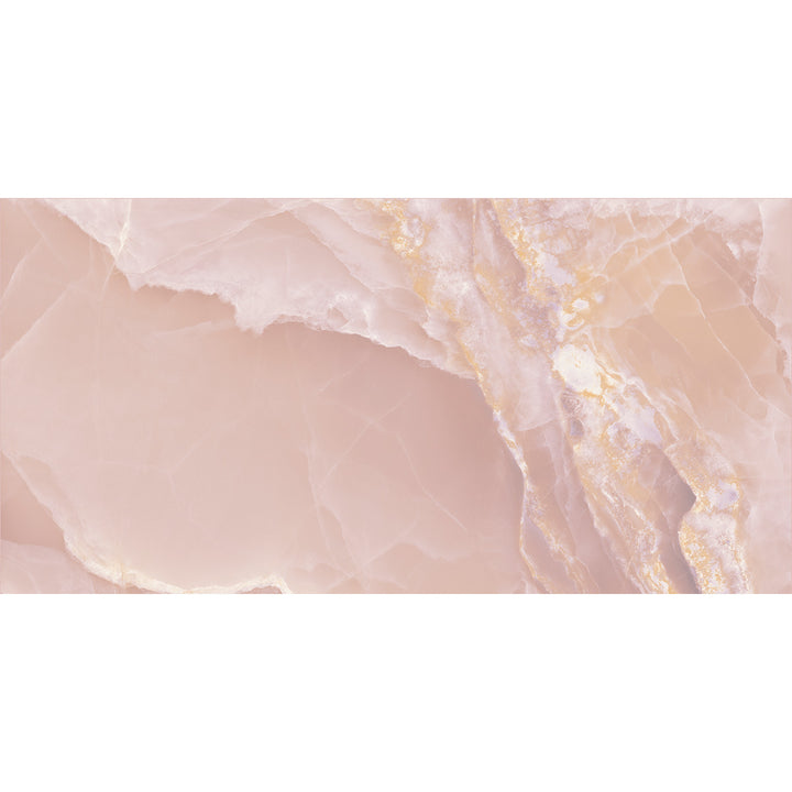 Onyx Rose 60x120cm Polished Rectified Tile- 1.44sqm perbox