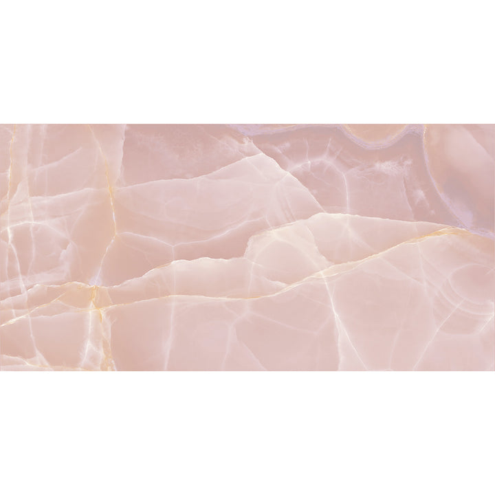Onyx Rose 60x120cm Polished Rectified Tile- 1.44sqm perbox