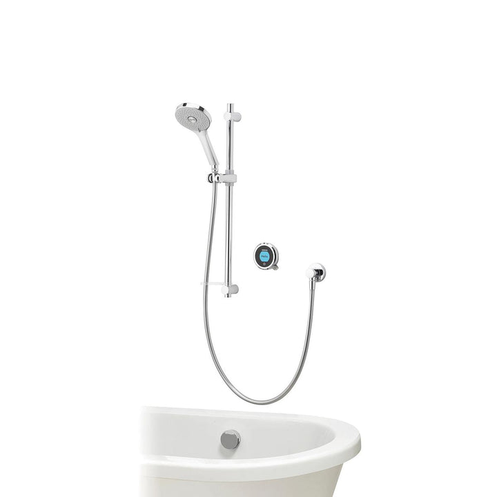 Aqualisa Optic Q Smart Shower Concealed With Adj Head And Bath Fill - Hp/Combi