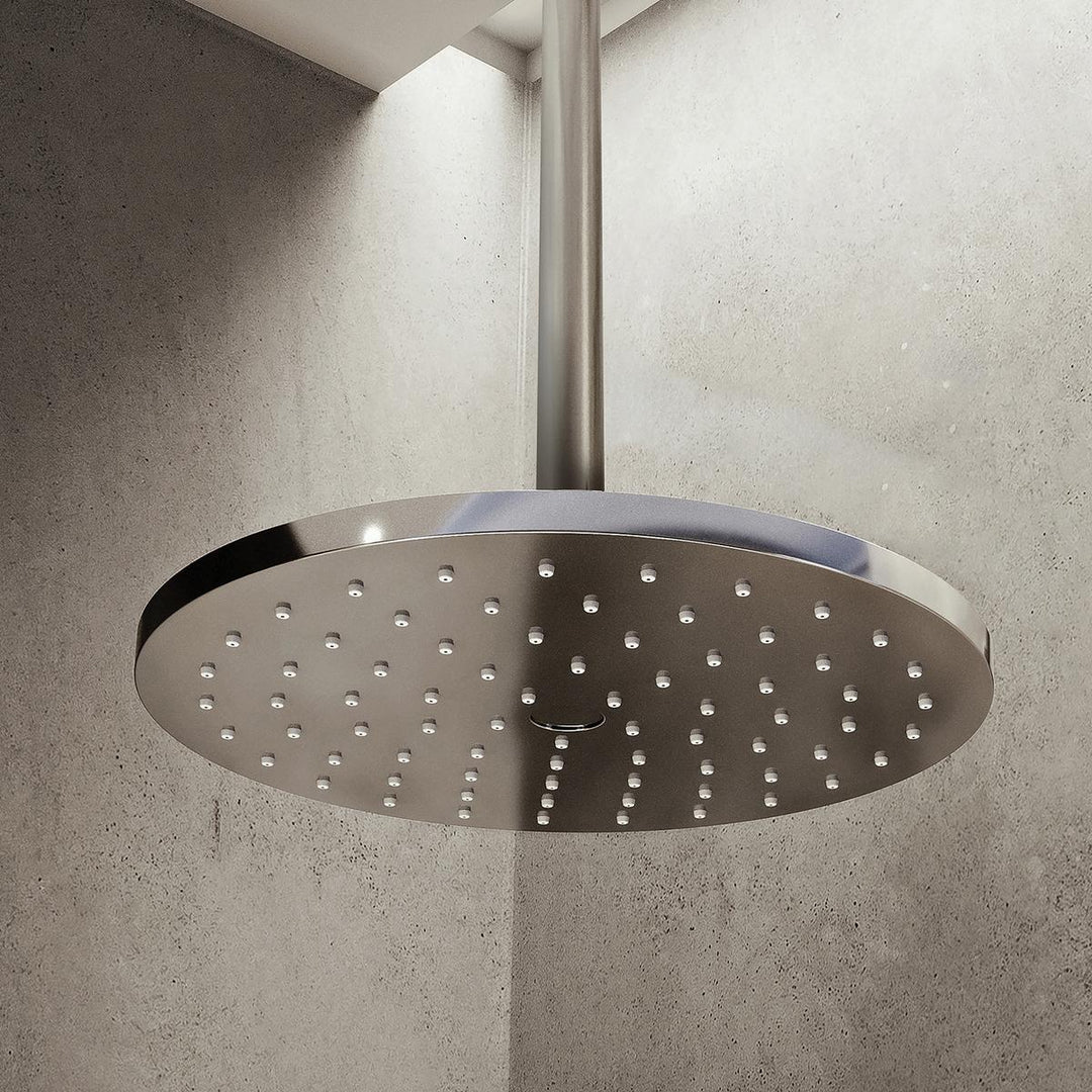 Aqualisa Optic Q Smart Shower Concealed With Adj And Ceiling Fixed Head - Hp/Combi