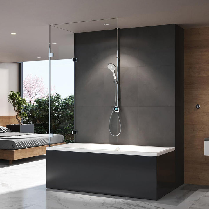 Aqualisa Optic Q Smart Shower Exposed With Bath Fill - Hp/Combi