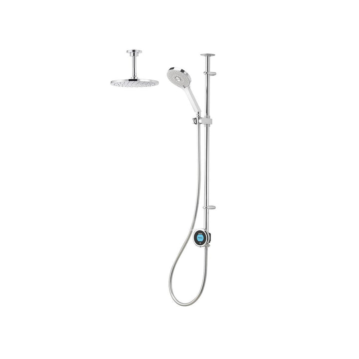 Aqualisa Optic Q Smart Shower Exposed With Adj And Ceiling Fixed Head - Hp/Combi