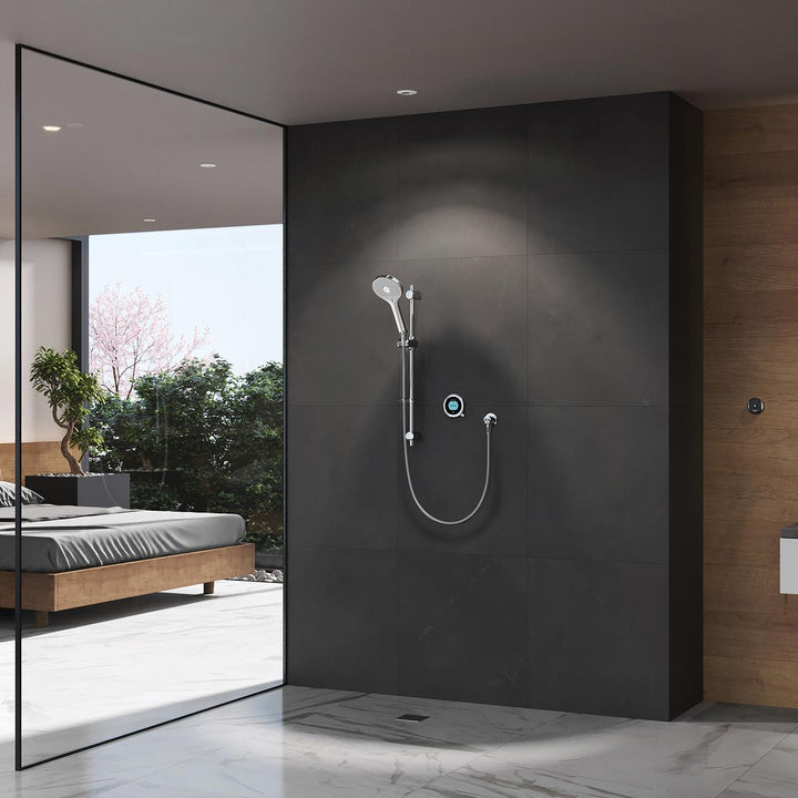 Aqualisa Optic Q Smart Shower Concealed With Adj Head - Gravity Pumped