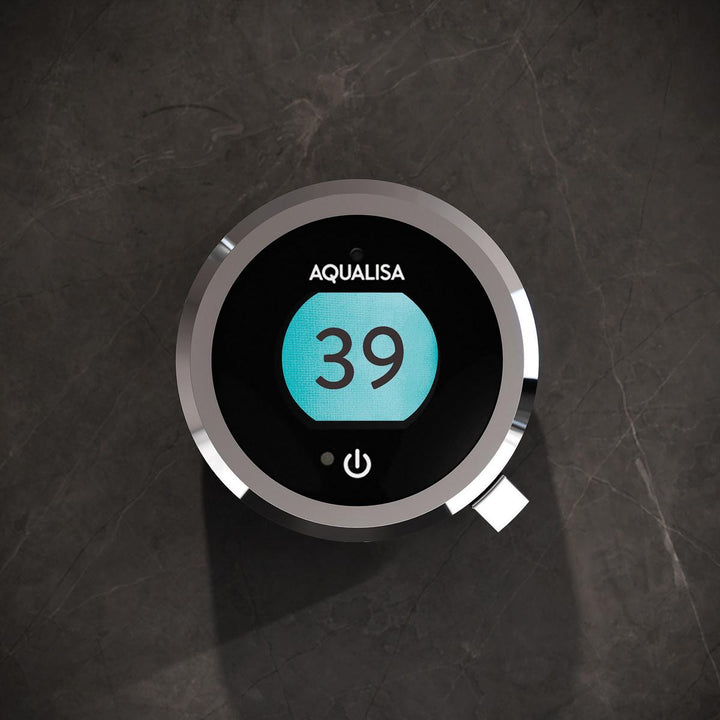Aqualisa Optic Q Smart Shower Concealed With Adj Head And Bath Fill - Gravity Pumped
