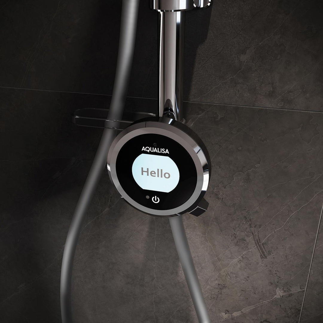 Aqualisa Optic Q Smart Shower Exposed With Bath Fill - Gravity Pumped