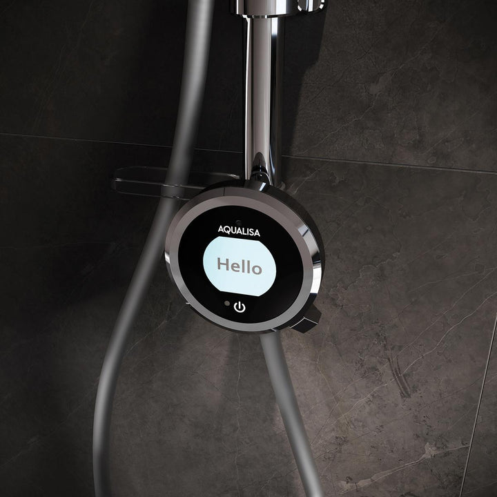 Aqualisa Optic Q Smart Shower Exposed With Bath Fill - Gravity Pumped