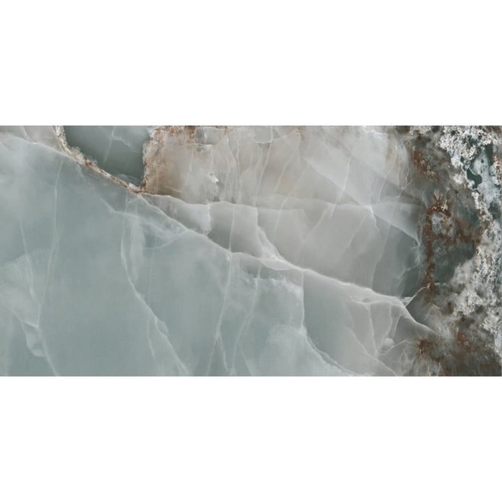 Onyx Turquoise 60 x 120cm Polished Rectified Tile - 1.44sqm perbox
