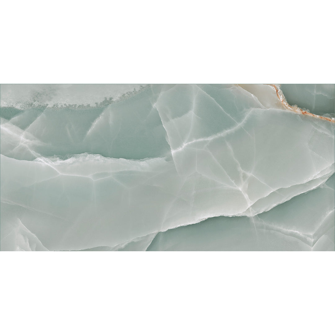 Onyx Turquoise 60 x 120cm Polished Rectified Tile - 1.44sqm perbox