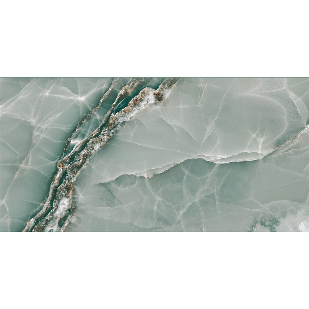 Onyx Turquoise 60 x 120cm Polished Rectified Tile - 1.44sqm perbox