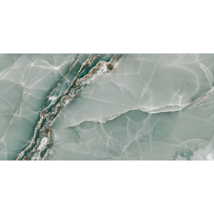 Onyx Turquoise 60 x 120cm Polished Rectified Tile - 1.44sqm perbox
