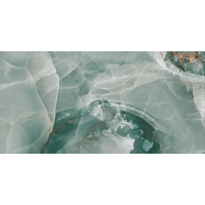 Onyx Turquoise 60 x 120cm Polished Rectified Tile - 1.44sqm perbox