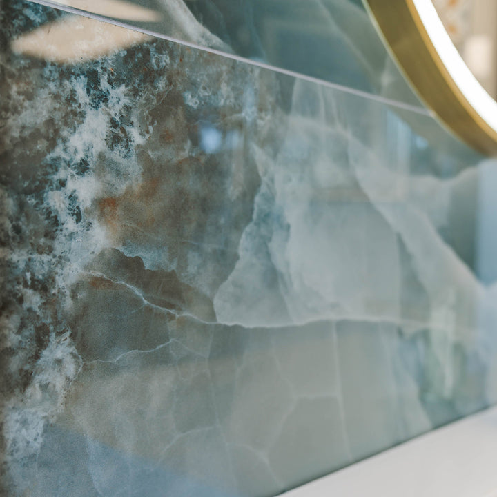 Onyx Turquoise 60 x 120cm Polished Rectified Tile - 1.44sqm perbox