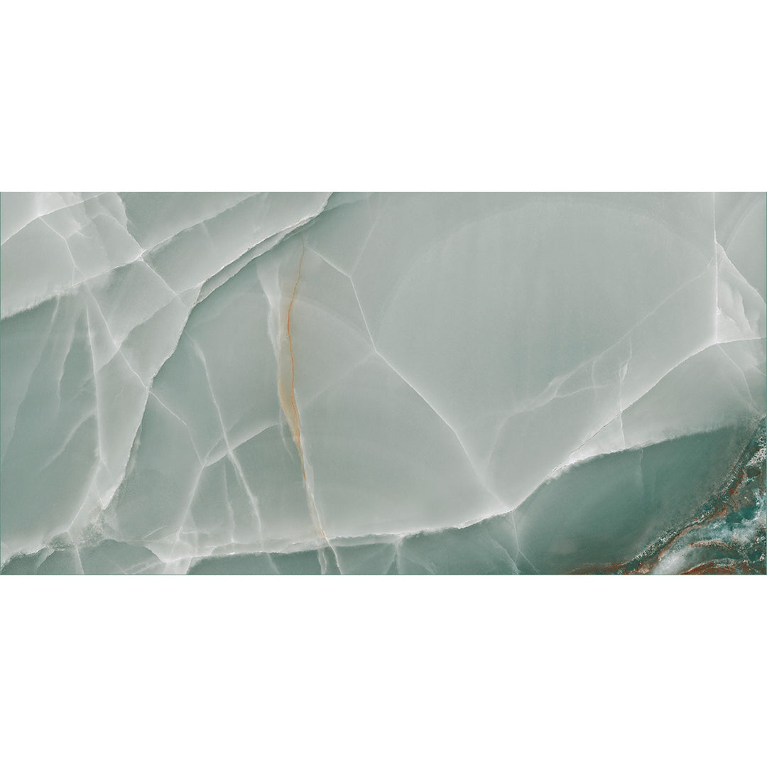 Onyx Turquoise 60 x 120cm Polished Rectified Tile - 1.44sqm perbox
