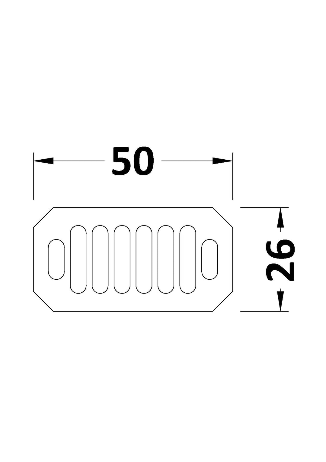 Hudson Reed Ceramics Accessories Richmond Chrome Overflow Cover