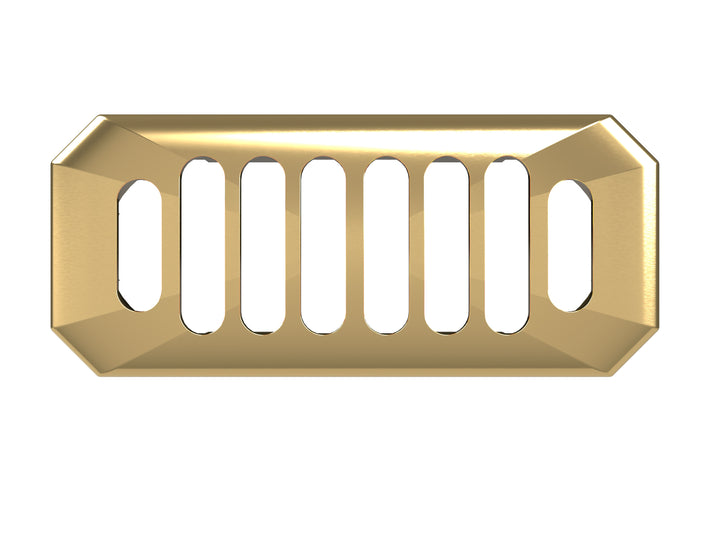 Hudson Reed Ceramics Accessories Richmond Brushed Brass Overflow Cover