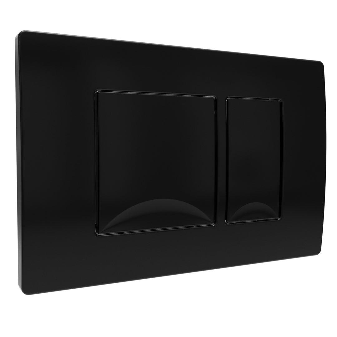 Objekt Ceramica SAN140 85cm Wall Hung WC Frame - Matt Black Dual Flush Plate