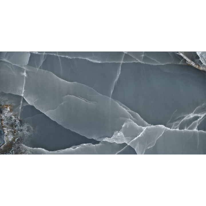 Onyx Bleu 60 x 120cm Polished Rectified Tile - 1.44sqm perbox