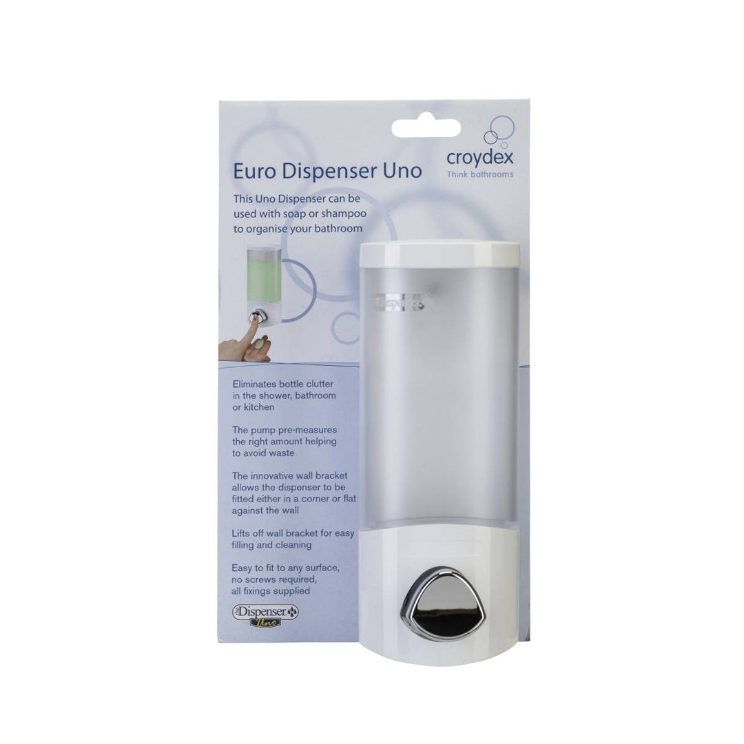 Croydex Euro Dispenser Uno - White