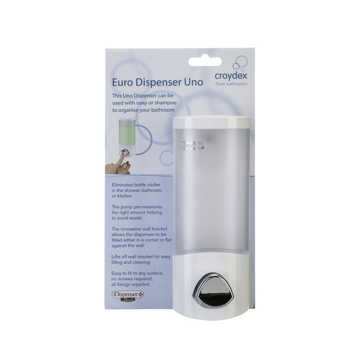 Croydex Euro Dispenser Uno - White
